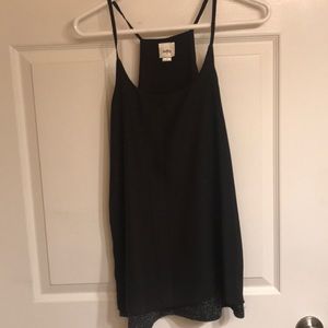 Black tank with sparkles